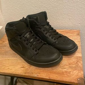 Jordan 1’s Black with black suede UGC